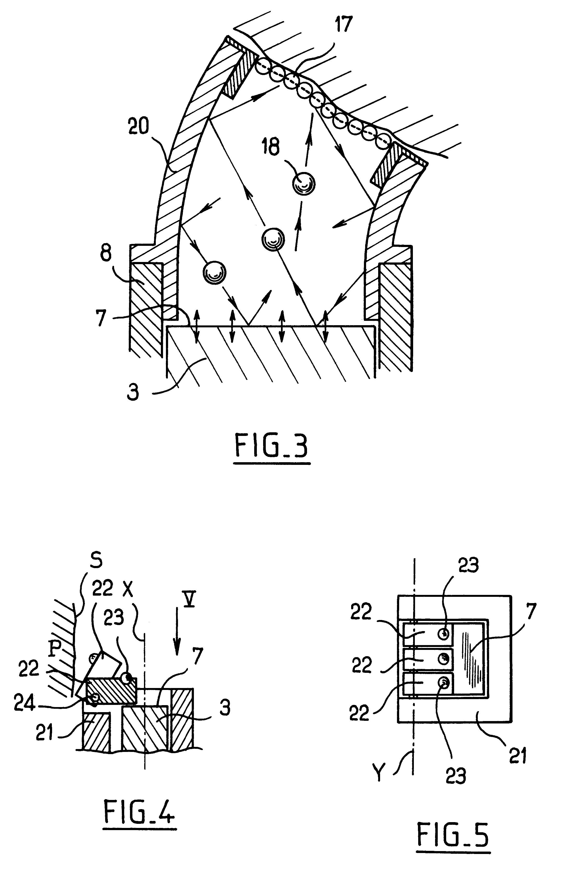 Apparatus for surface treatment by impact