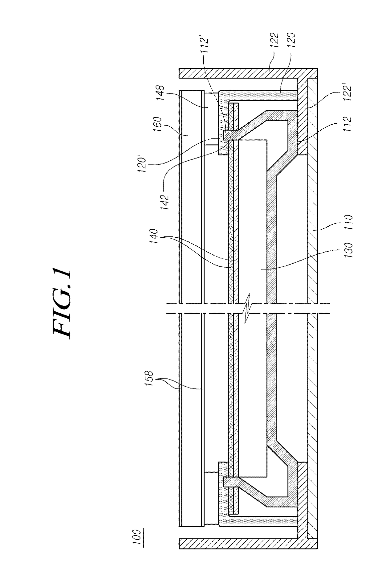 Liquid crystal display device comprising a screw-shaped combining member affixing a middle frame to a cover bottom through a first groove of a contacting portion