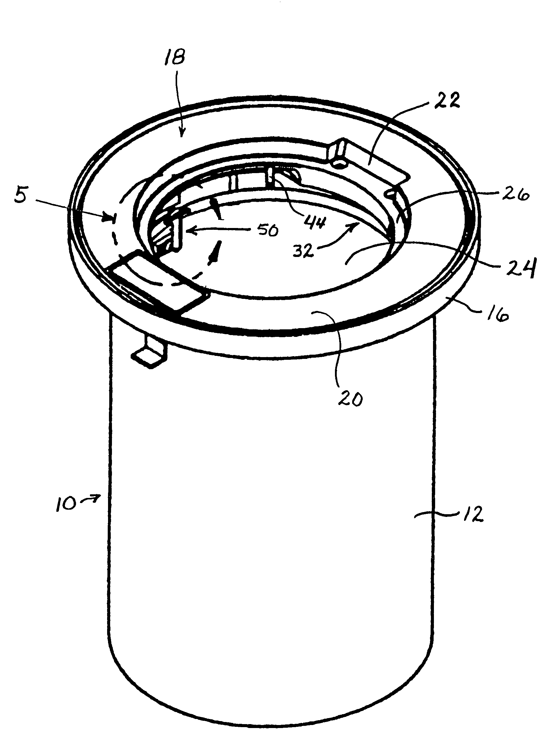 Frame mount latch assembly for subsurface aircraft servicing pit