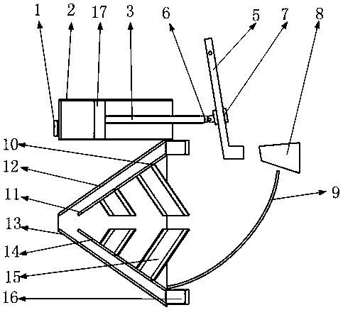 A retractable arc extinguishing mechanism for a power circuit breaker