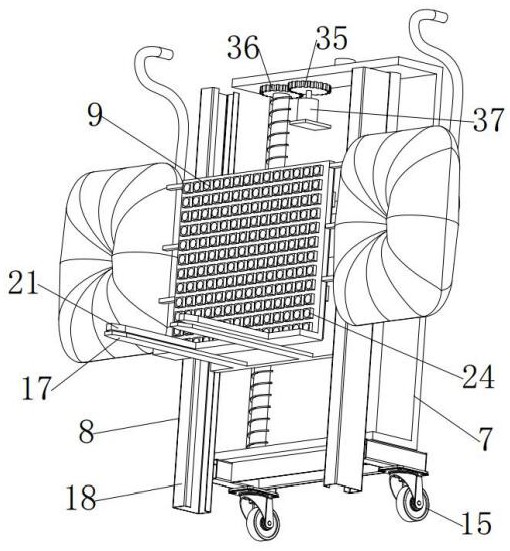 Full-lossless fixed semi-solidified disinfection medical instrument maintenance device