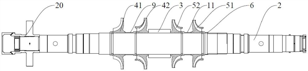 Multistage centrifugal supercritical carbon dioxide compressor