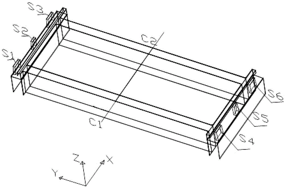 Box column height positioning method