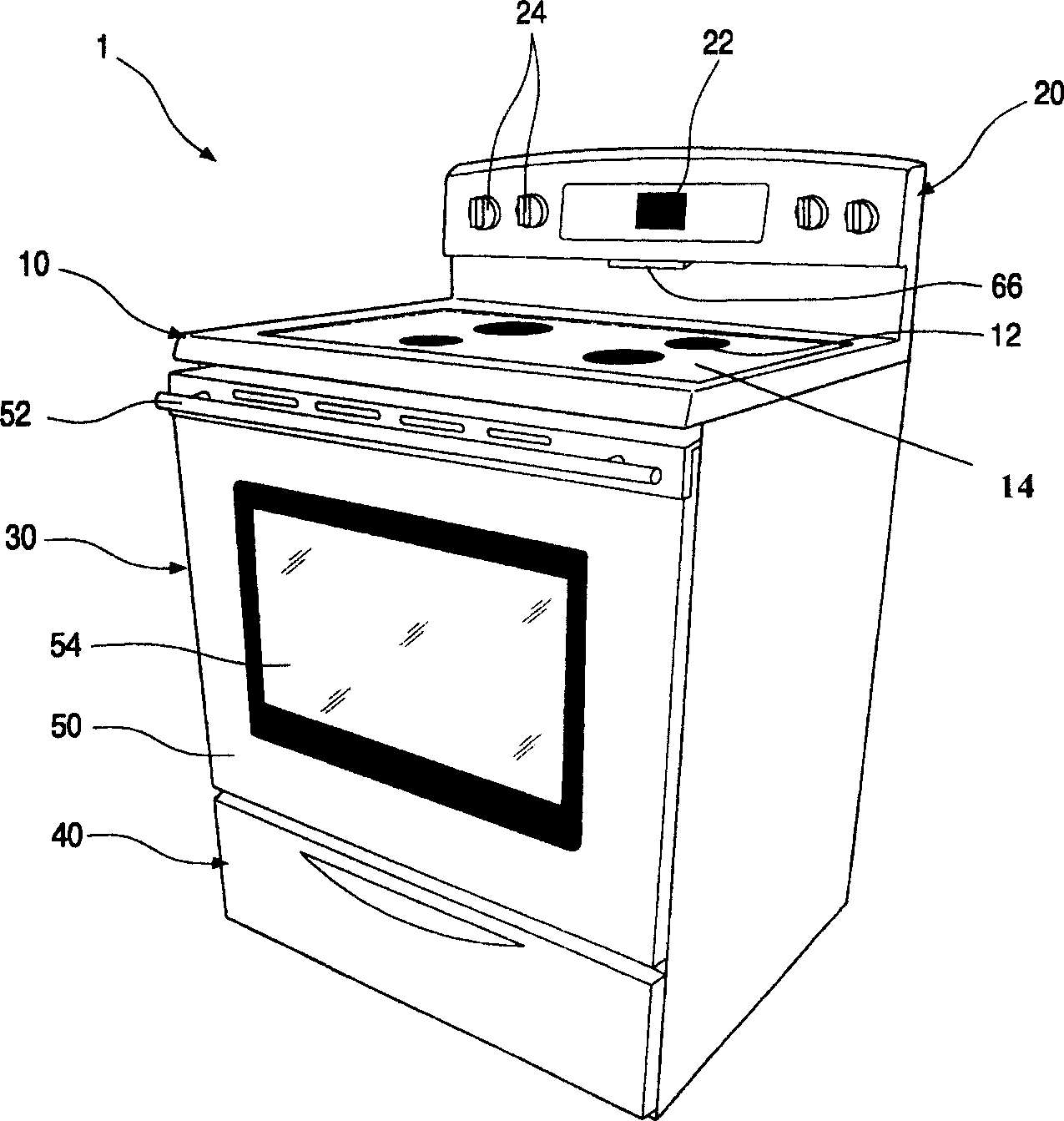 Fixing structure for filter of electric oven