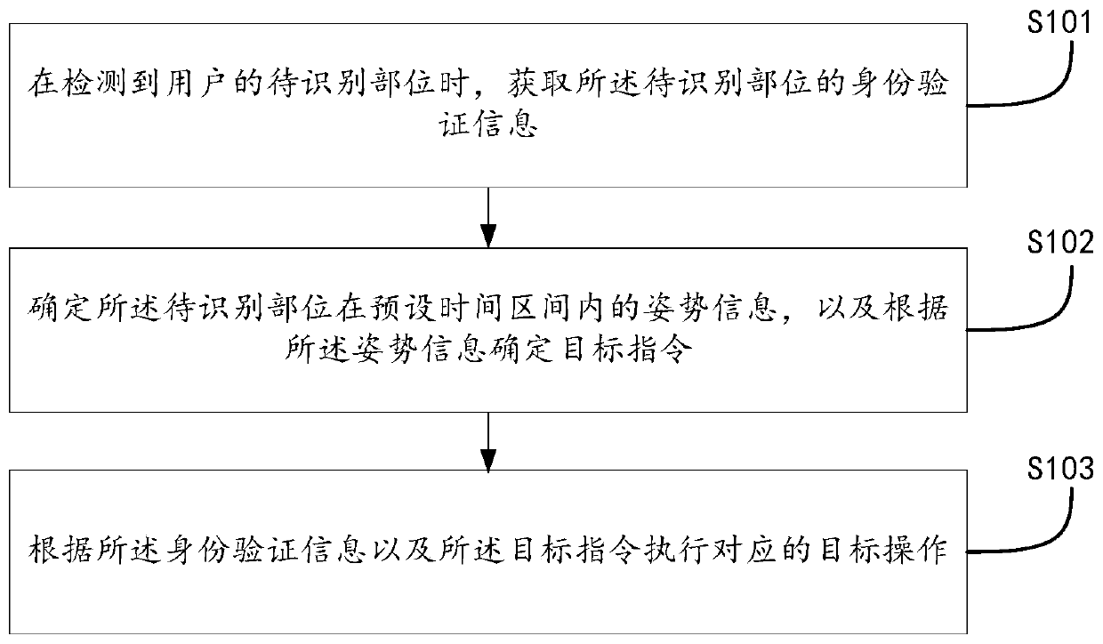 Operation method based on biological information and posture, terminal device and storage medium
