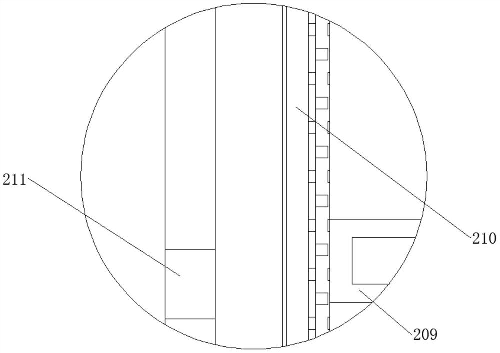 Shared driving device with efficient lampblack discharging function