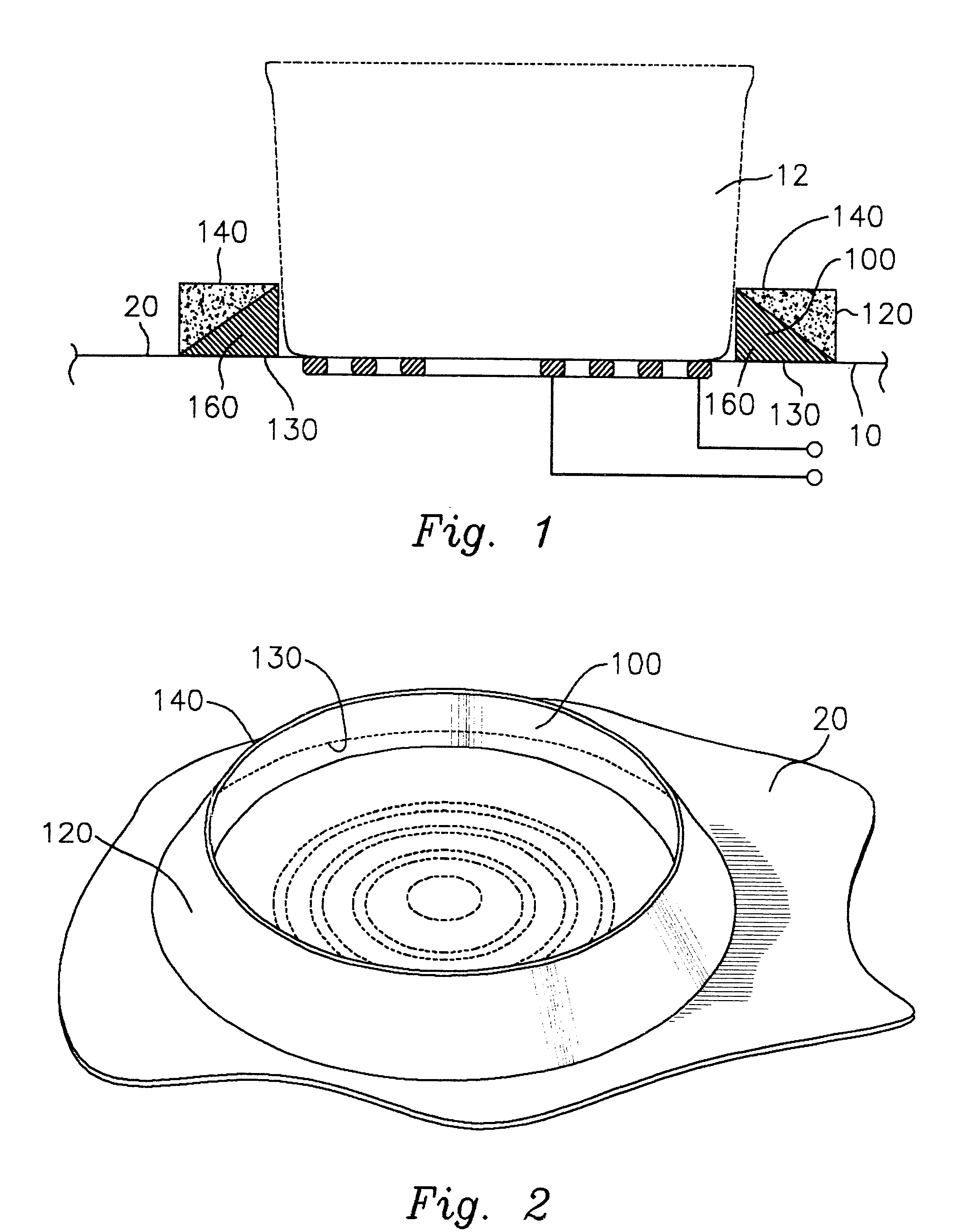 Energy savings circumferential base for cooking utensils