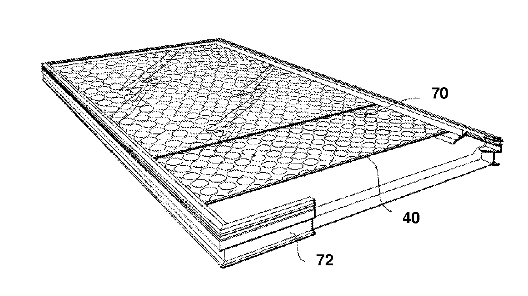 Absorber for a thermal solar panel