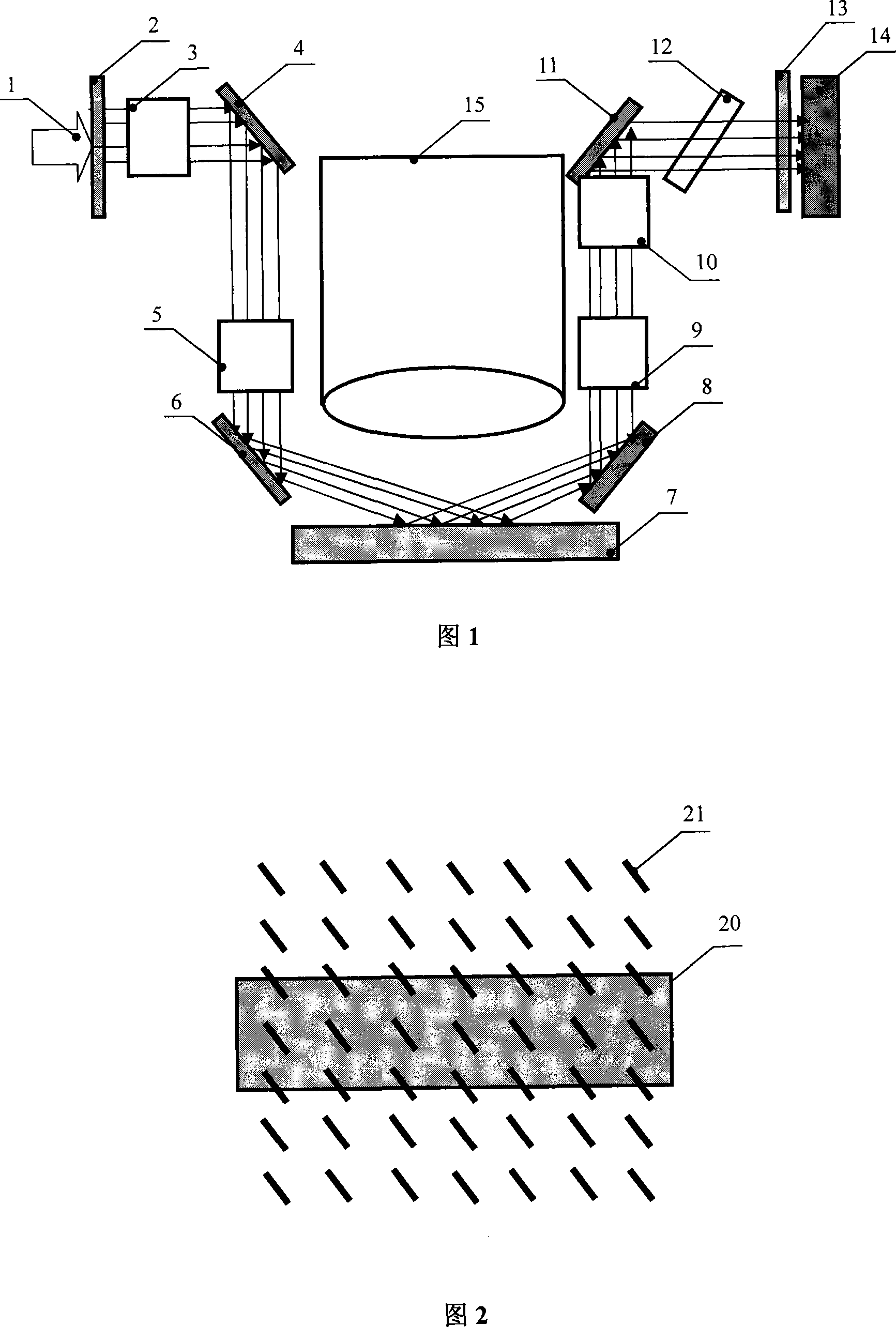 Device and method for focusing and leveling based on microlens array