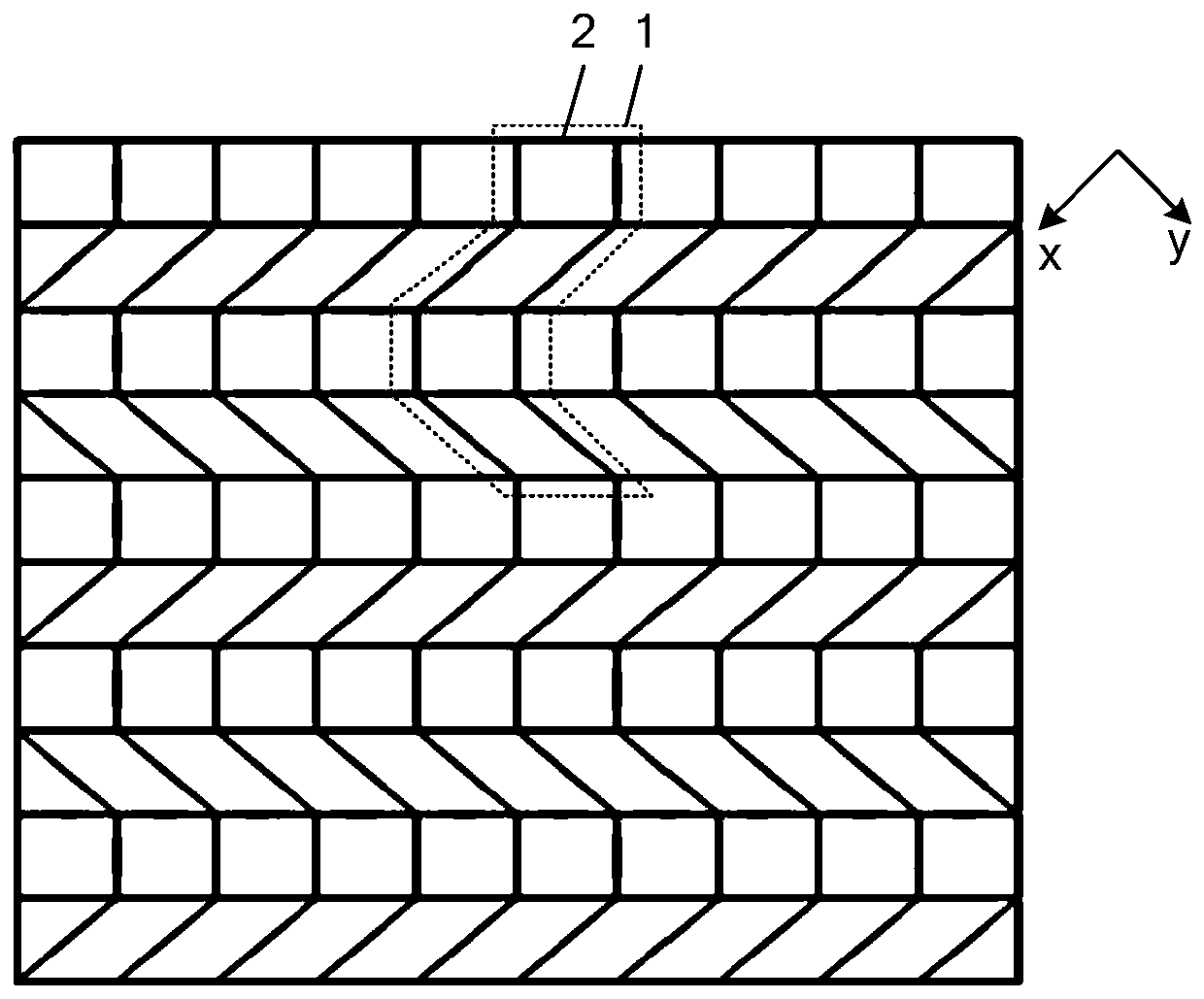 A metal grid, touch screen and display device