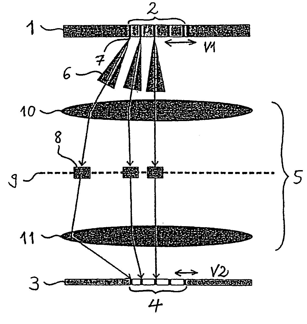 Device and method for wavefront measurement of an optical imaging system, and a microlithography projection exposure machine