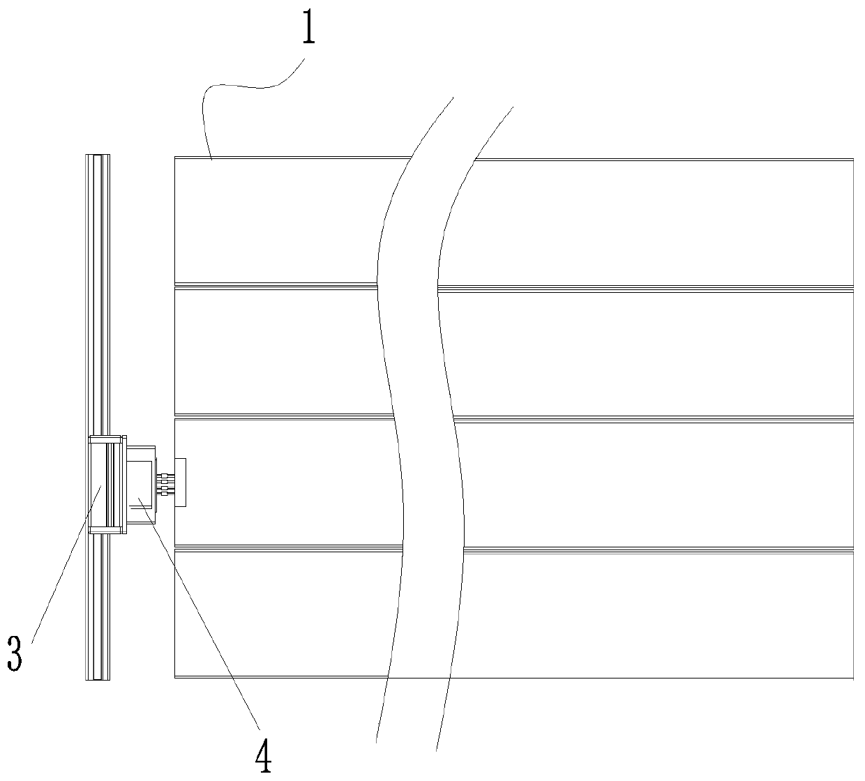 A nearline disk array library with one-dimensional kinematic manipulator