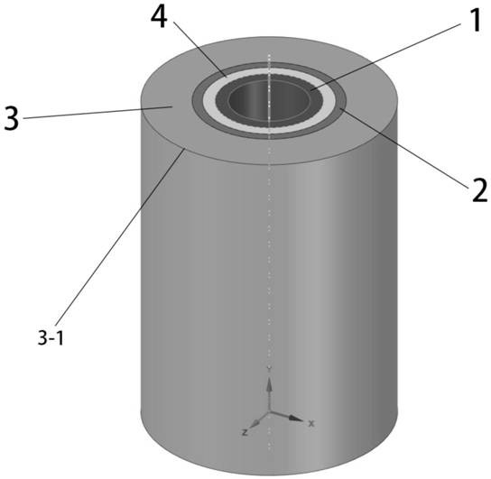 Method for preparing explosive composite pipe in local vacuum environment