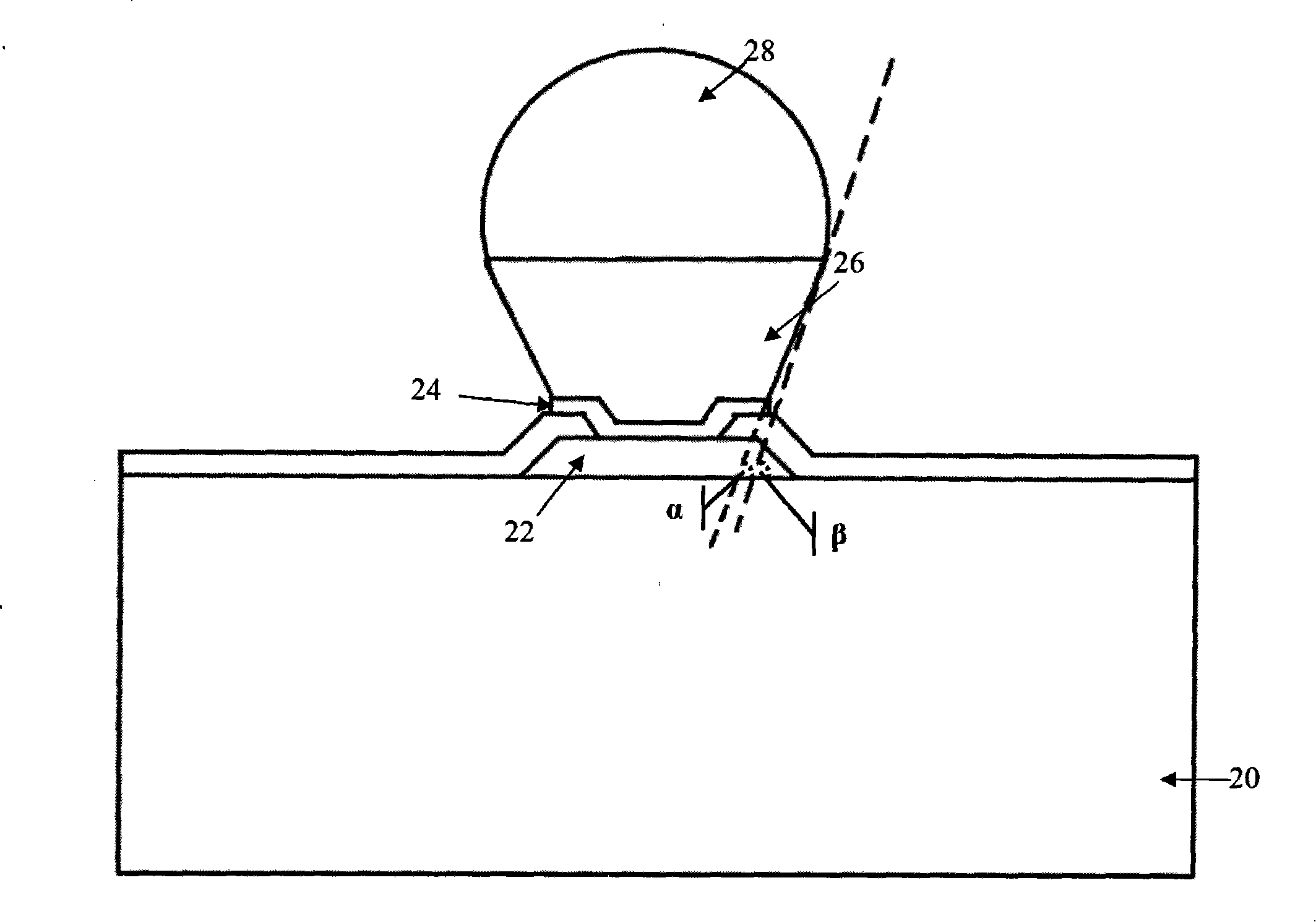 Chip lug structure and manufacturing method thereof