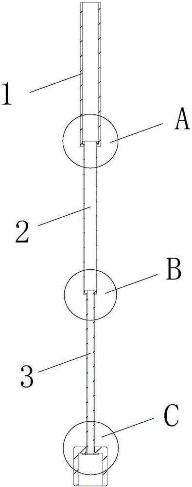 Stable guiding telescopic mechanism for carrier