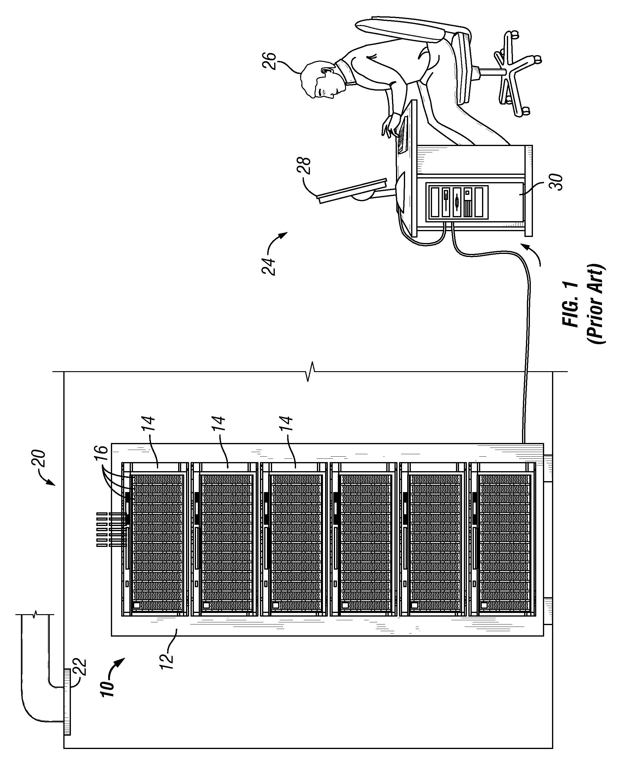 Air-pressure-dependent control of cooling systems using a shared air pressure sensor