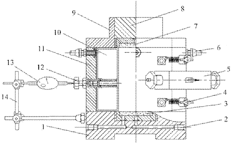 Measurement mechanism for lateral deformation of pressure chamber of true triaxial apparatus