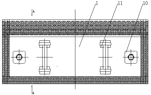 Vacuum device for tightness detection of 45 degree fillet weld at CM node of LNG ship