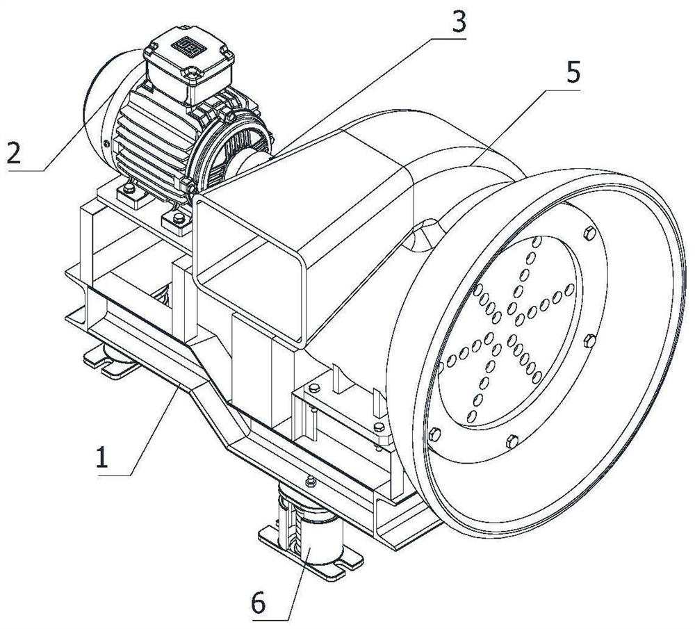 Low-noise air blower