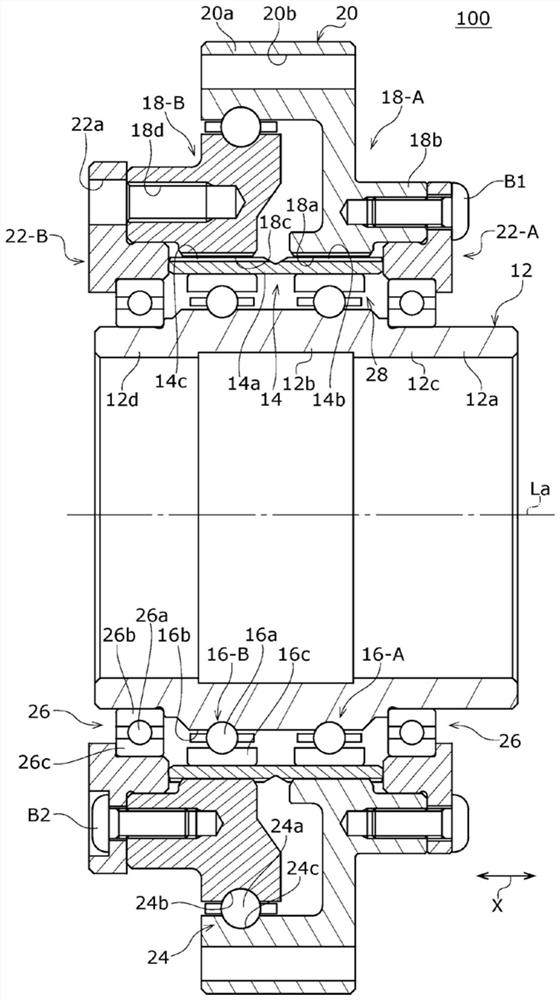 Gear device and manufacturing method for gear device