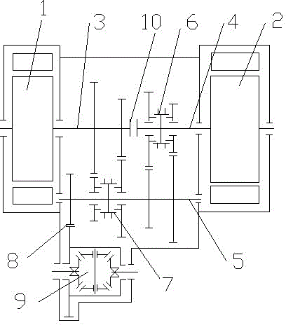 Multi-mode dual-motor drive system and its drive mode