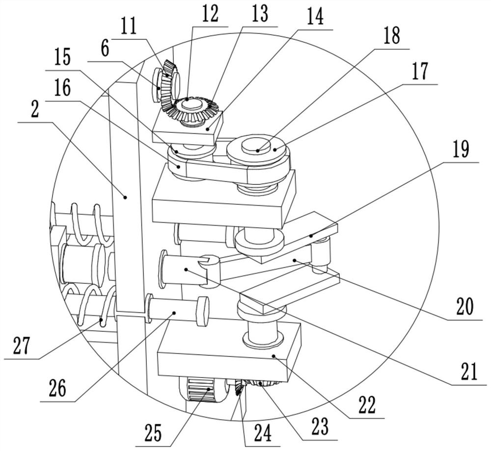 Drying device for agricultural machinery