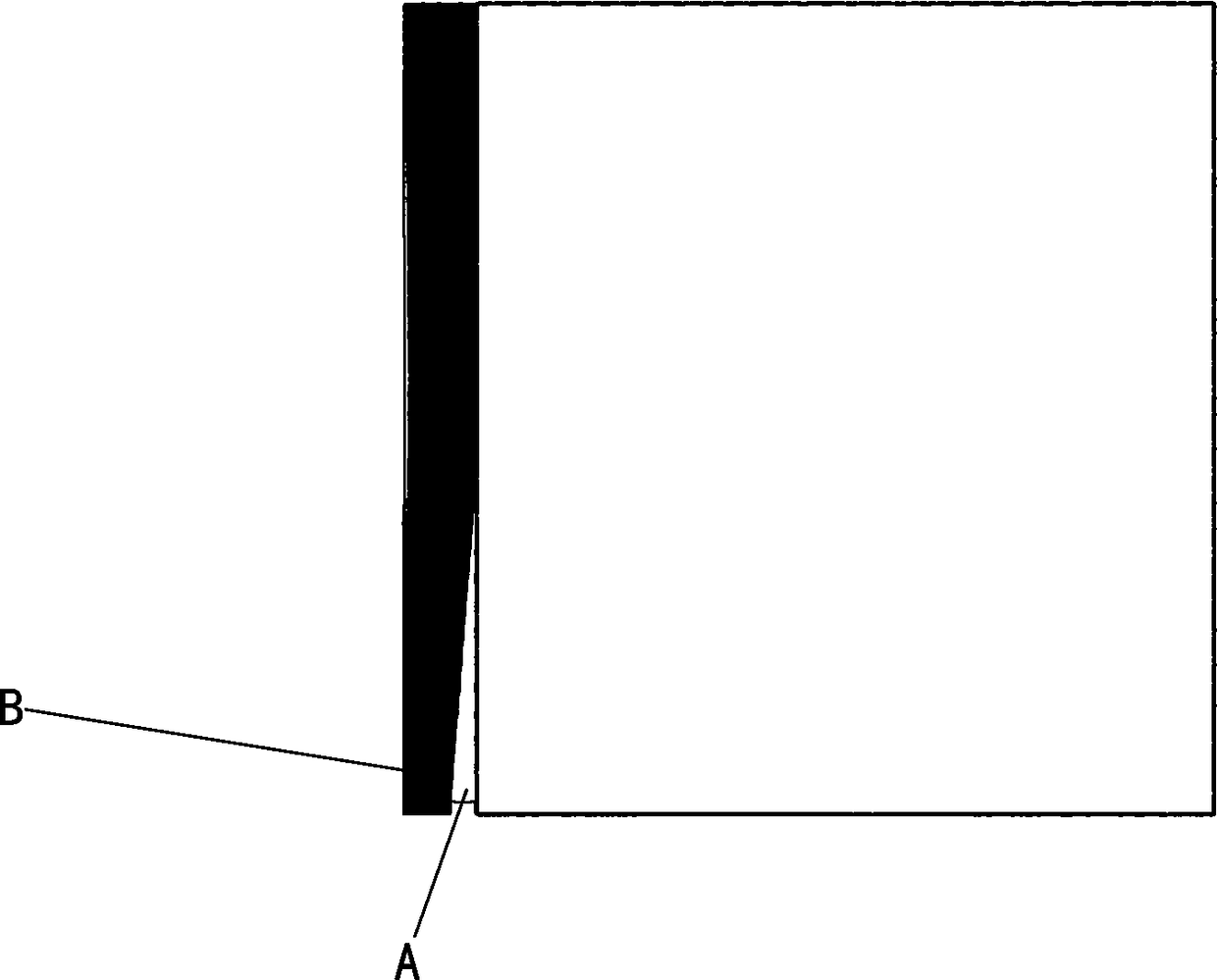 A method of manufacturing a touch screen protection substrate realizing an ultra-narrow bezel