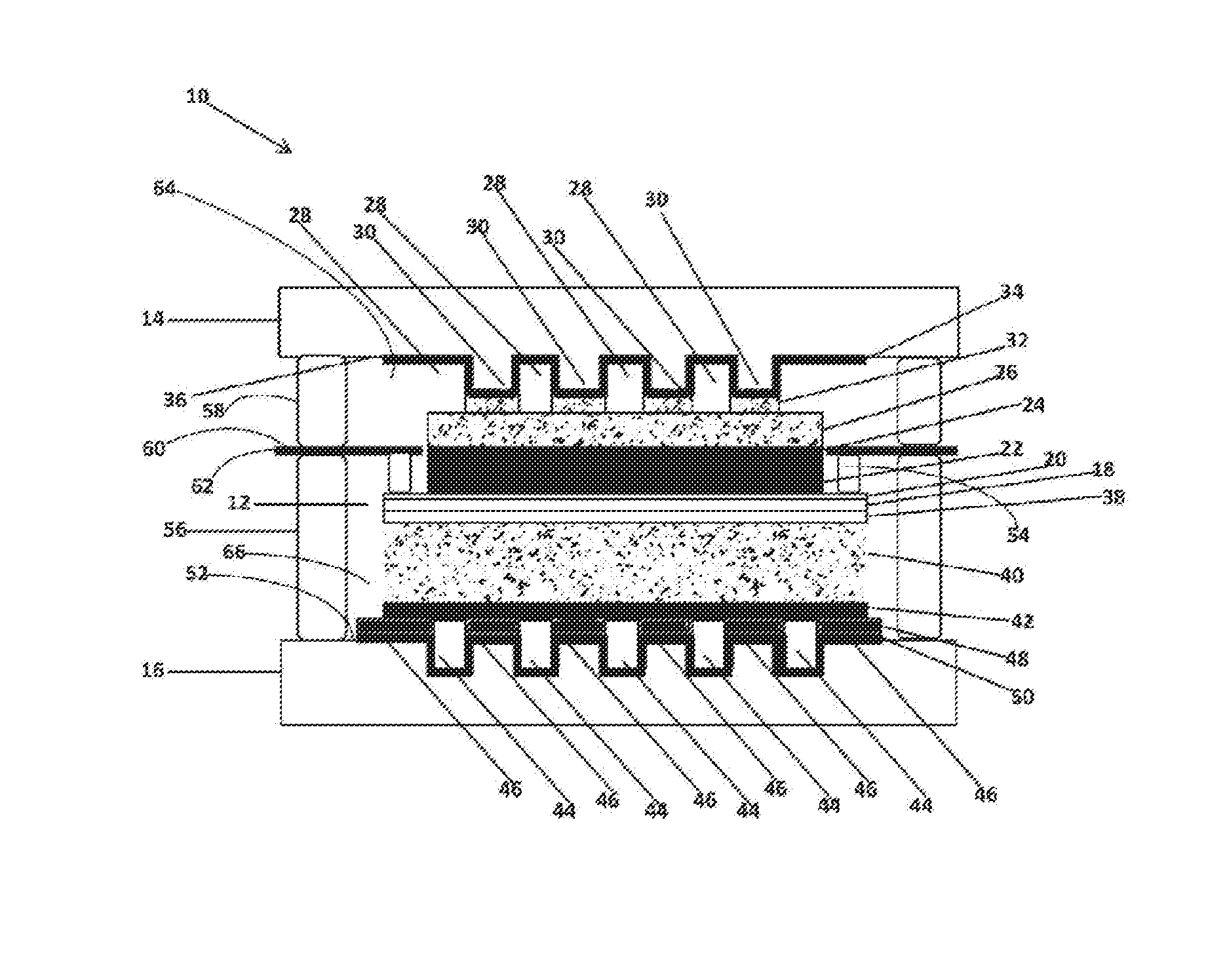 Electrochemical energy conversion devices and cells, and negative electrode-side materials for them