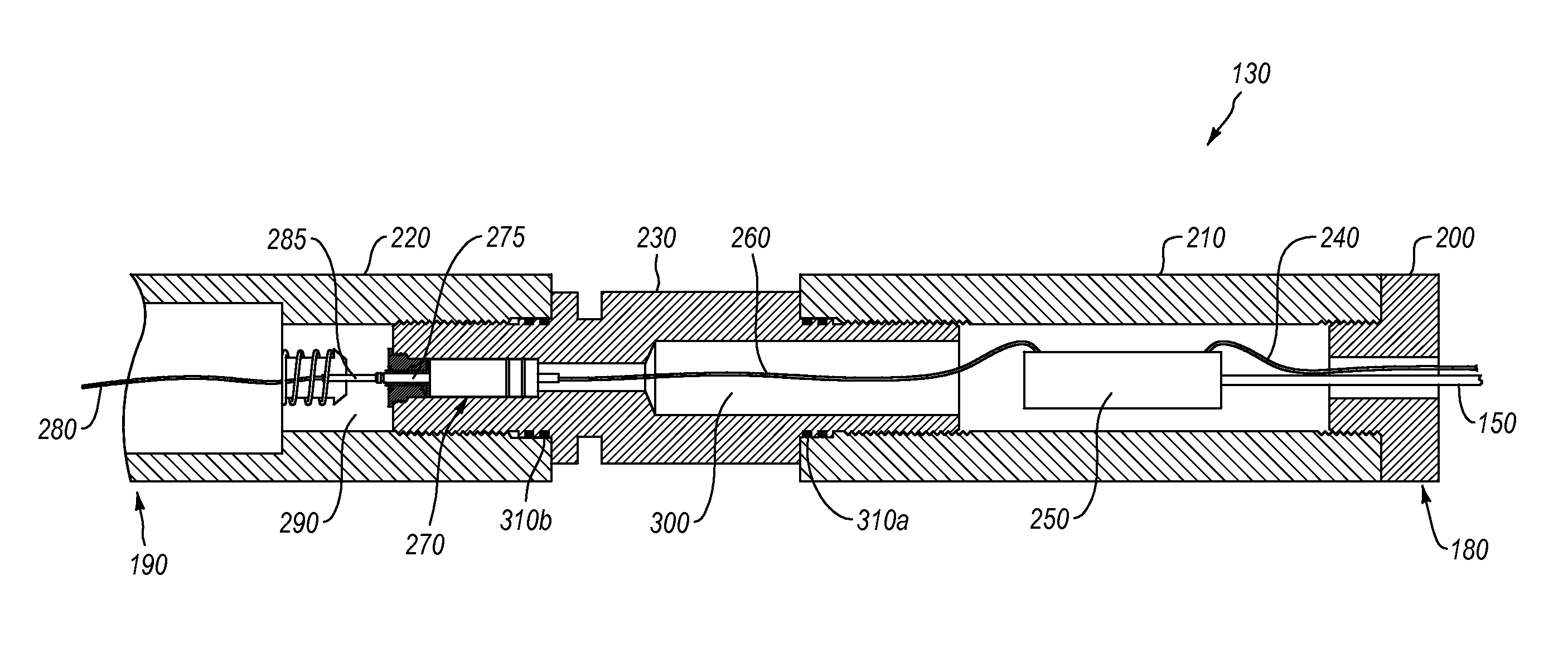 Pass-through bulkhead connection switch for a perforating gun
