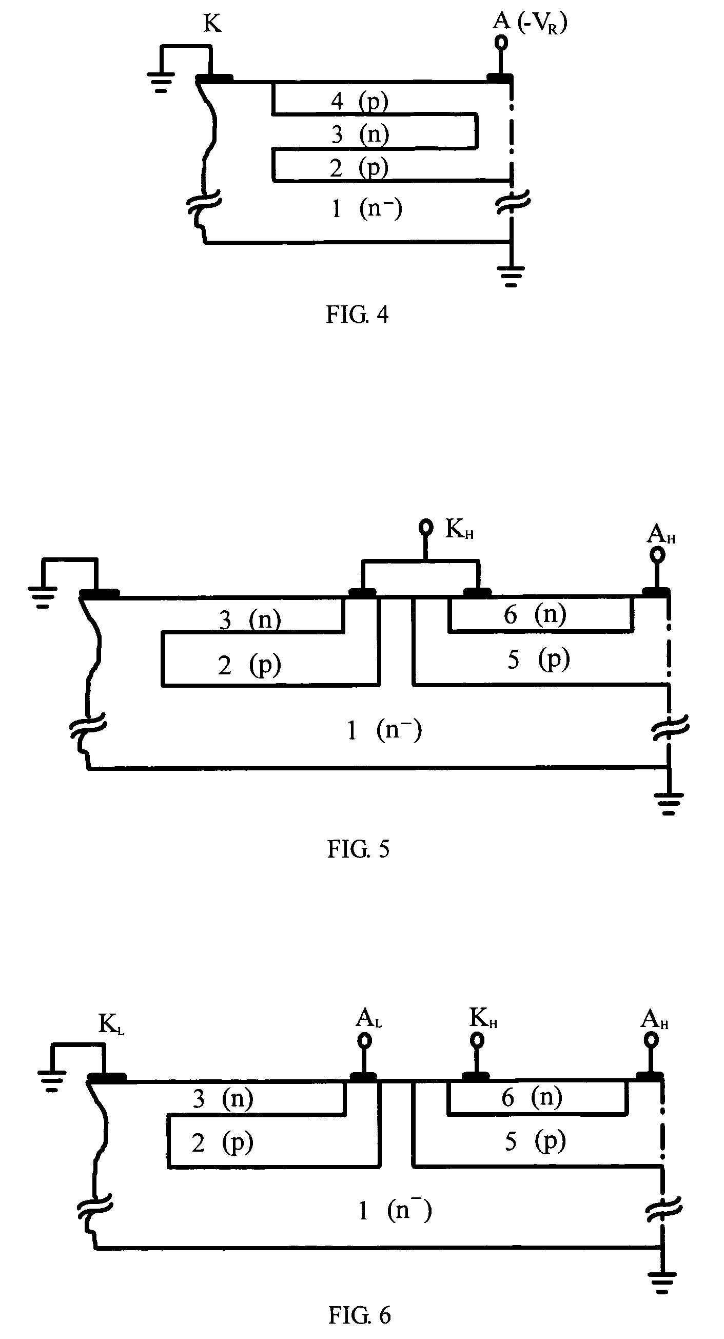 Lateral low-side and high-side high-voltage devices