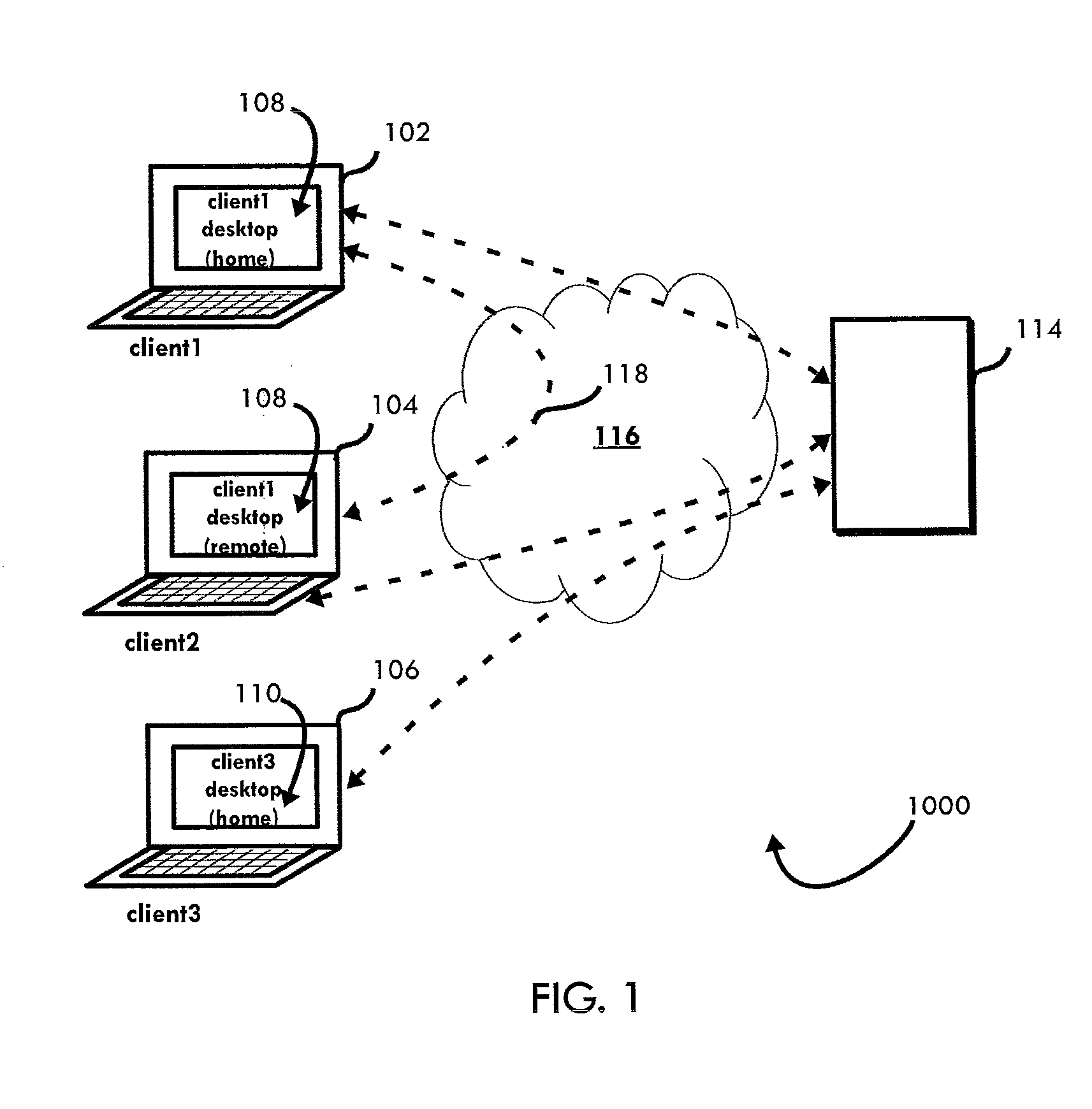 System and Method for a Distributed Virtual Desktop Infrastructure