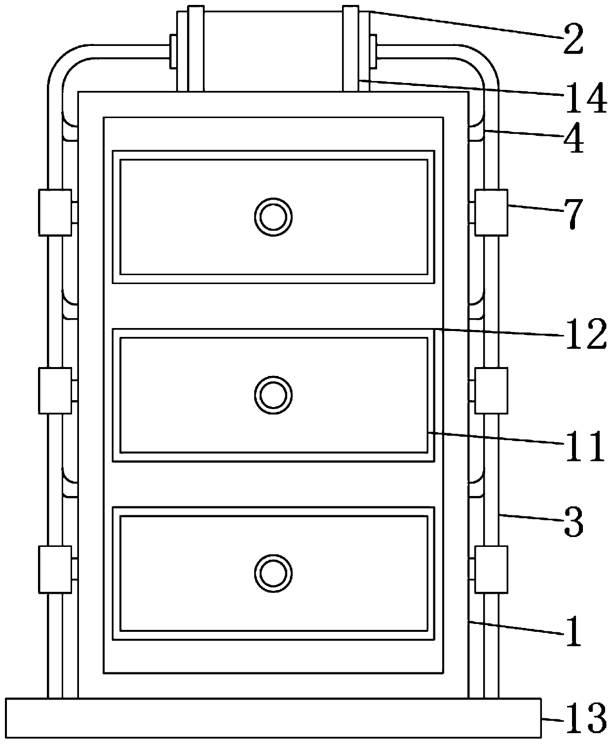 Multi-layer plaster heating device