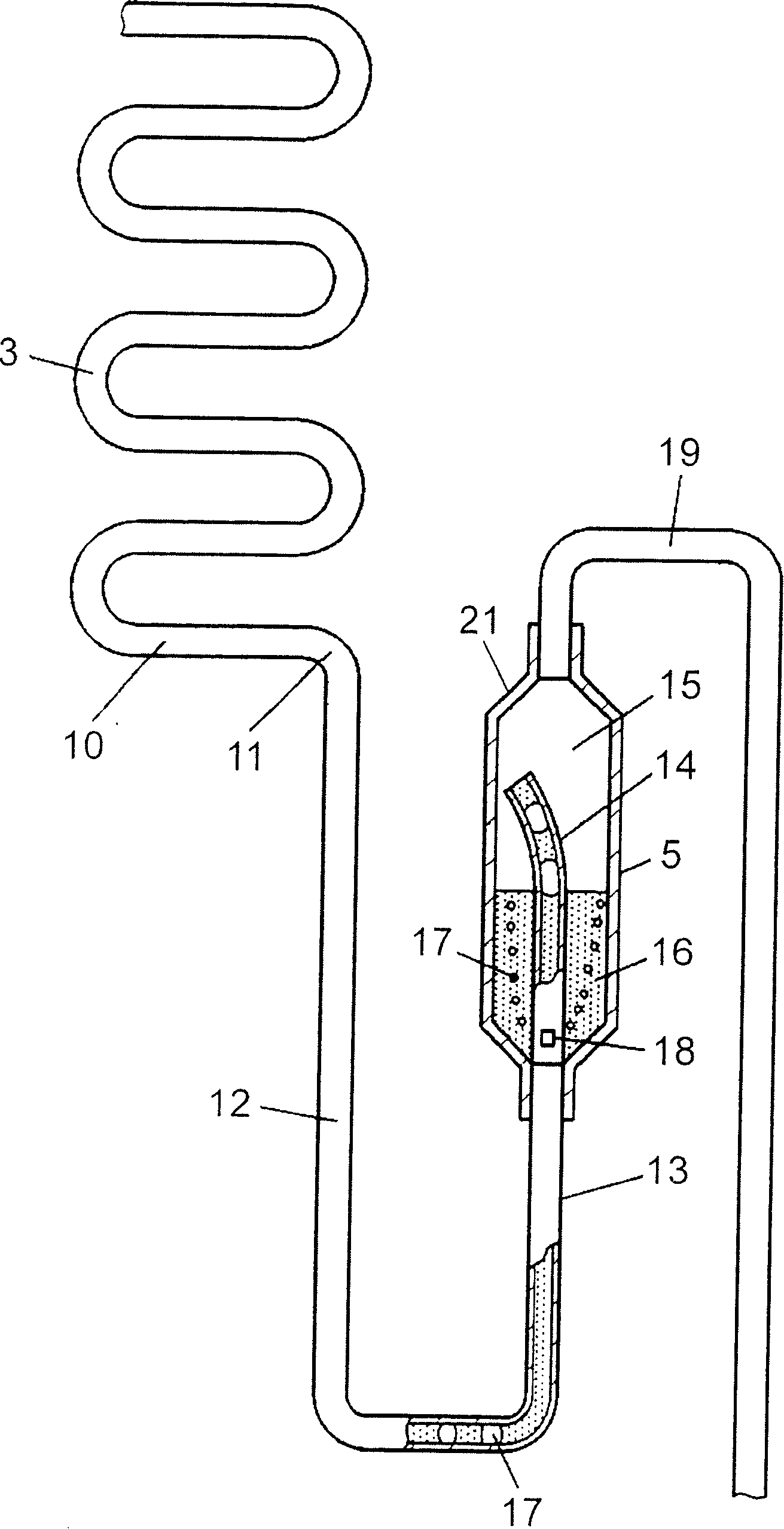 Cooling device and refrigerator using the same