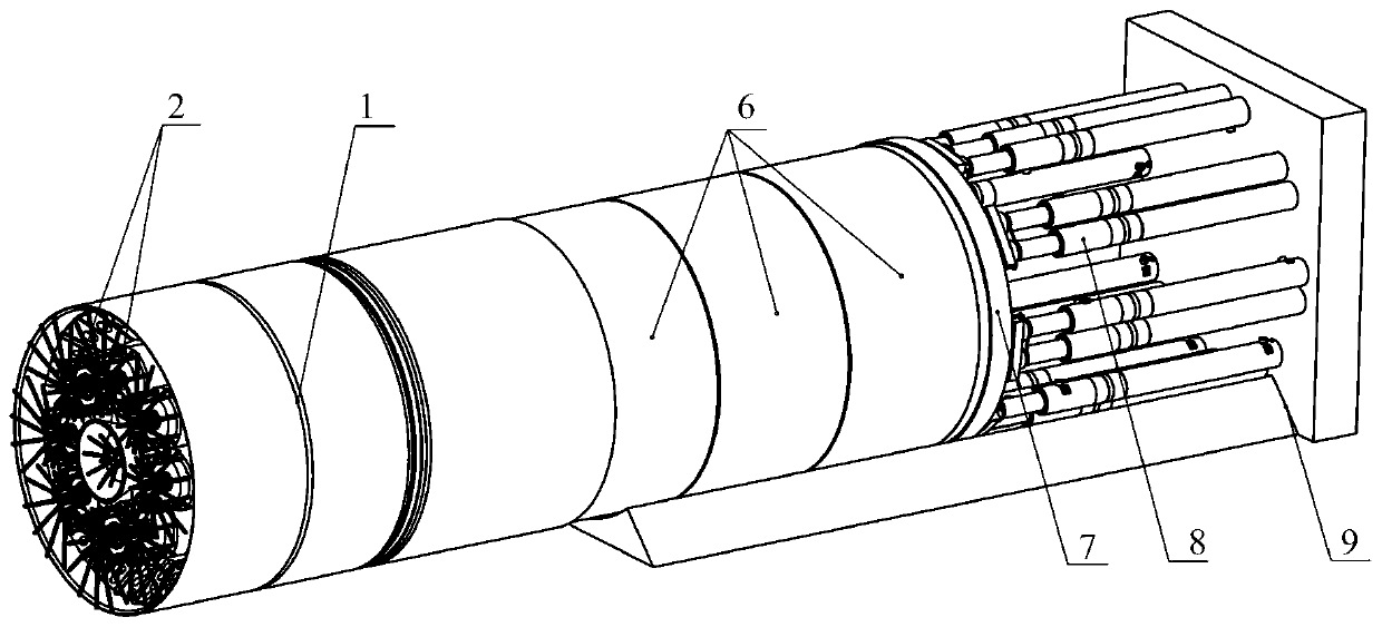 Horizontal tunneling device