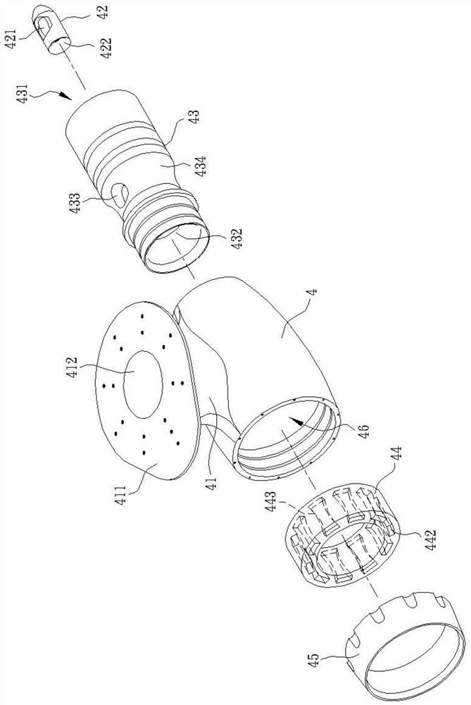 Propulsion device of full-circle rotating guide cover type water vehicle