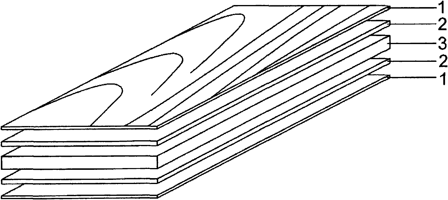 Melamine multilayer solid wood board and processing method thereof