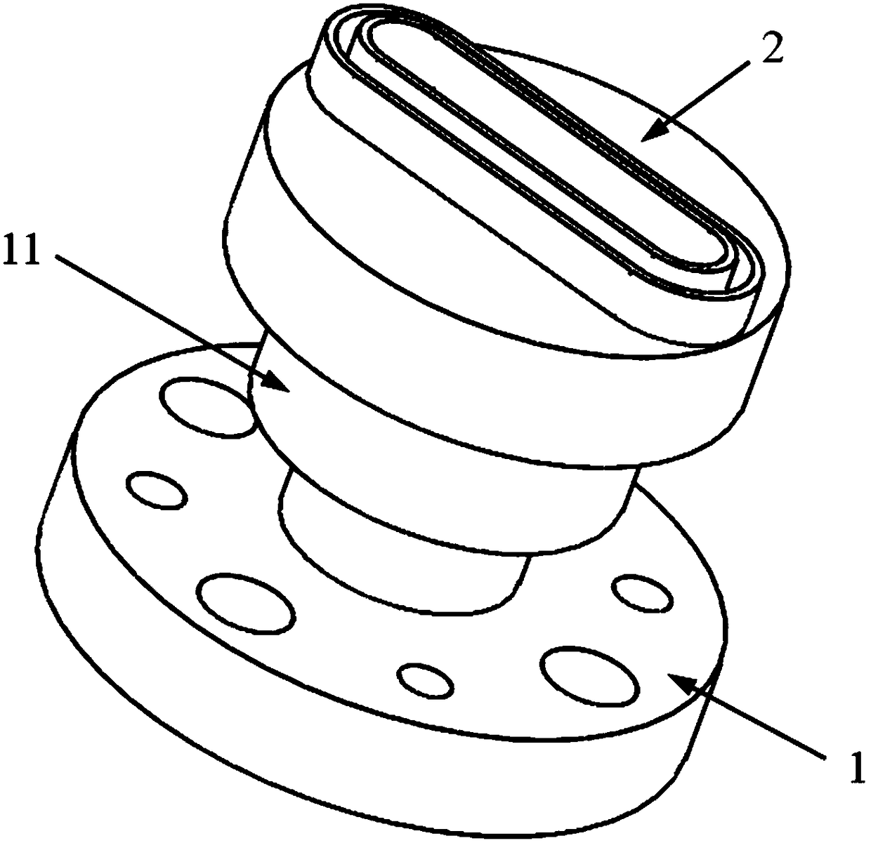 Circular Polarized Elliptical Beam Circular Array Horn Antenna Unit