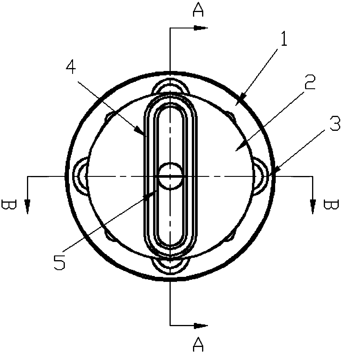 Circular Polarized Elliptical Beam Circular Array Horn Antenna Unit