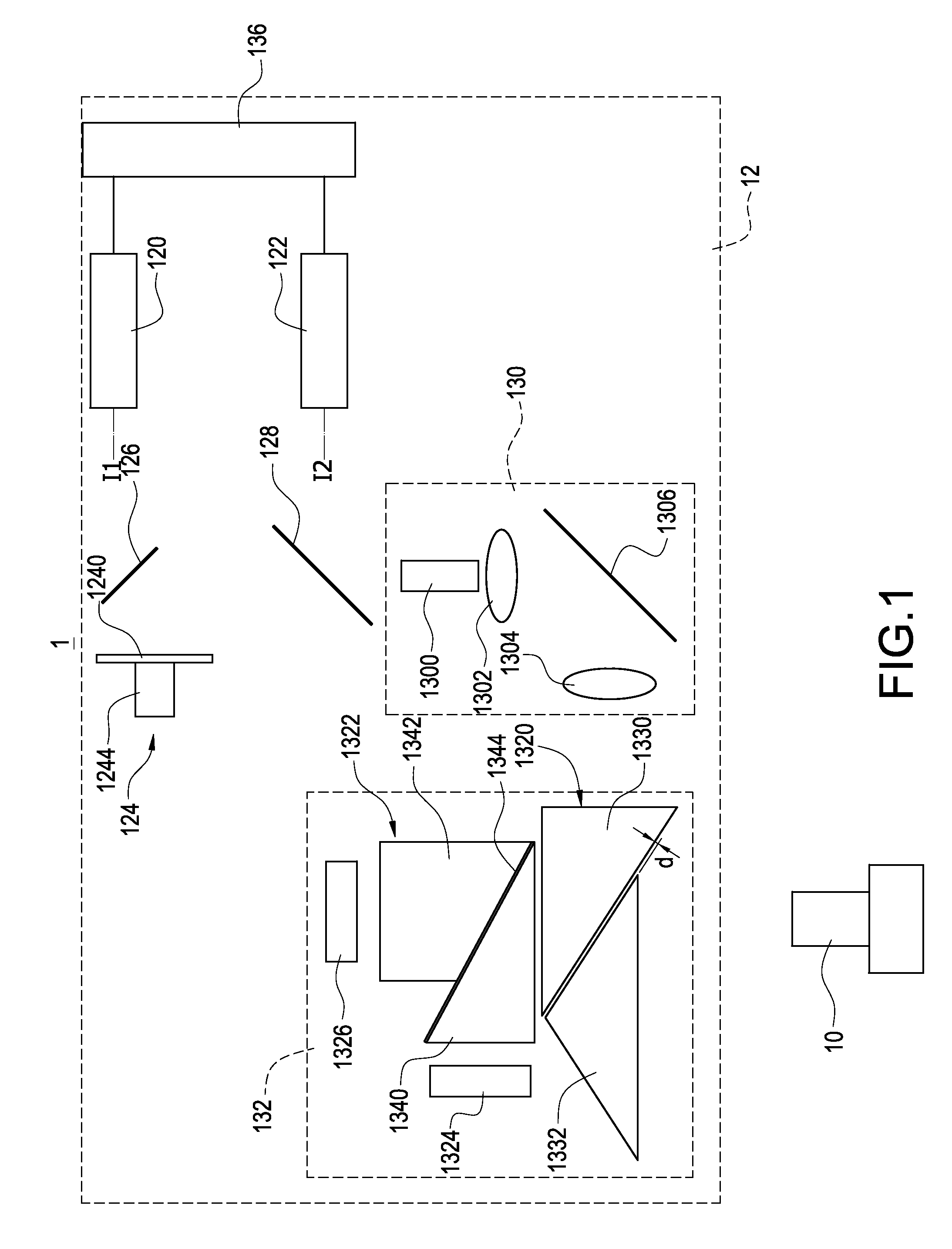 Optical projecting apparatus