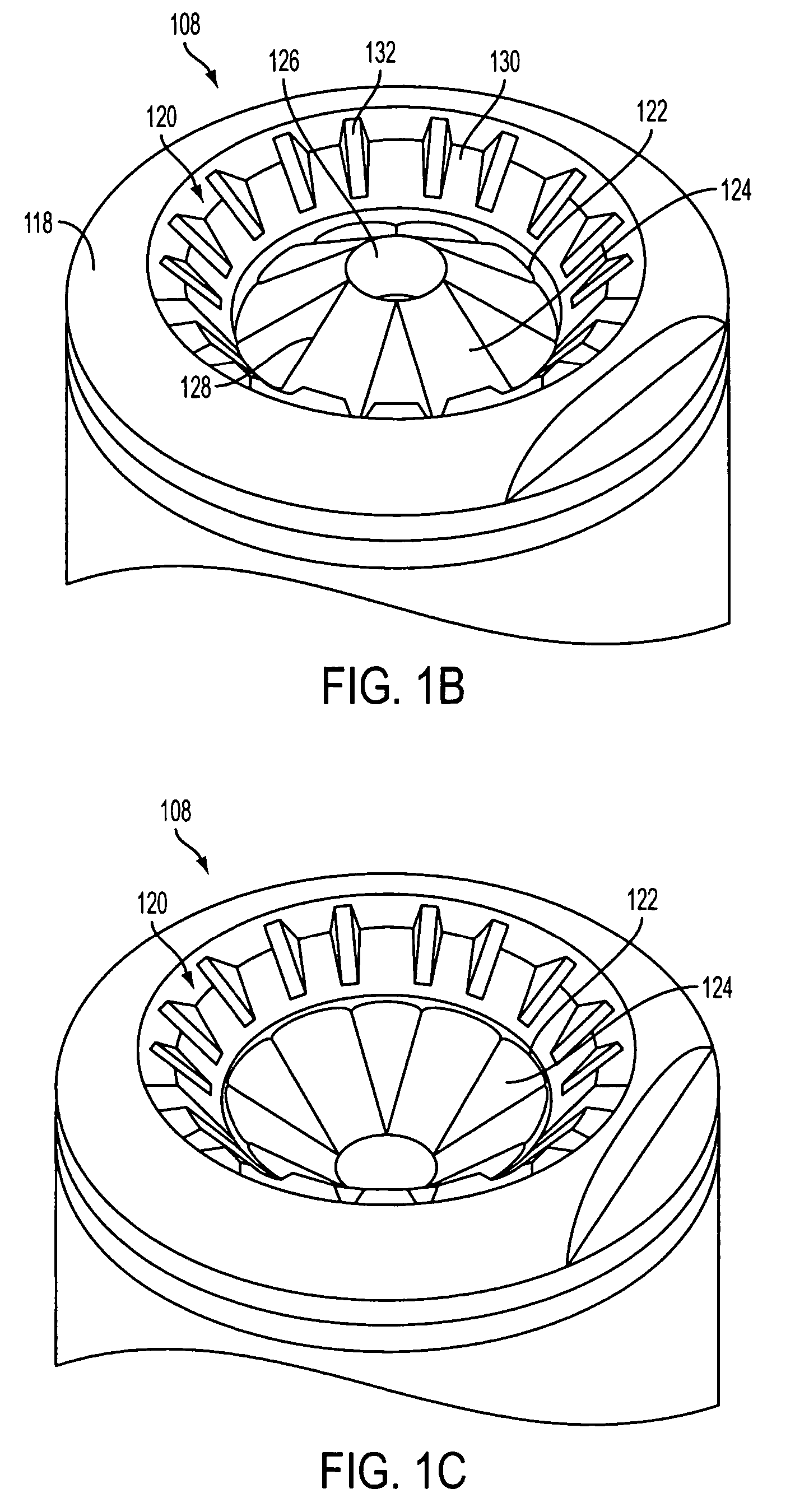 Method for handling a hot-filled container having a moveable portion to reduce a portion of a vacuum created therein