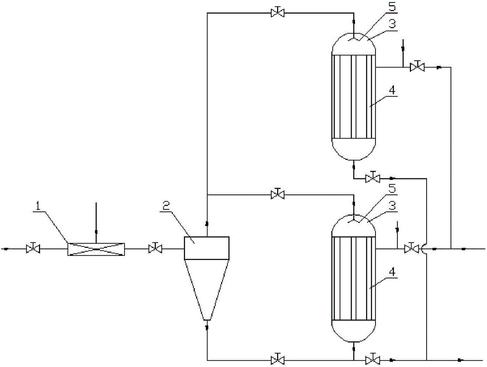 Solid-liquid separation device for oil slurry and solid-liquid separation system for oil slurry