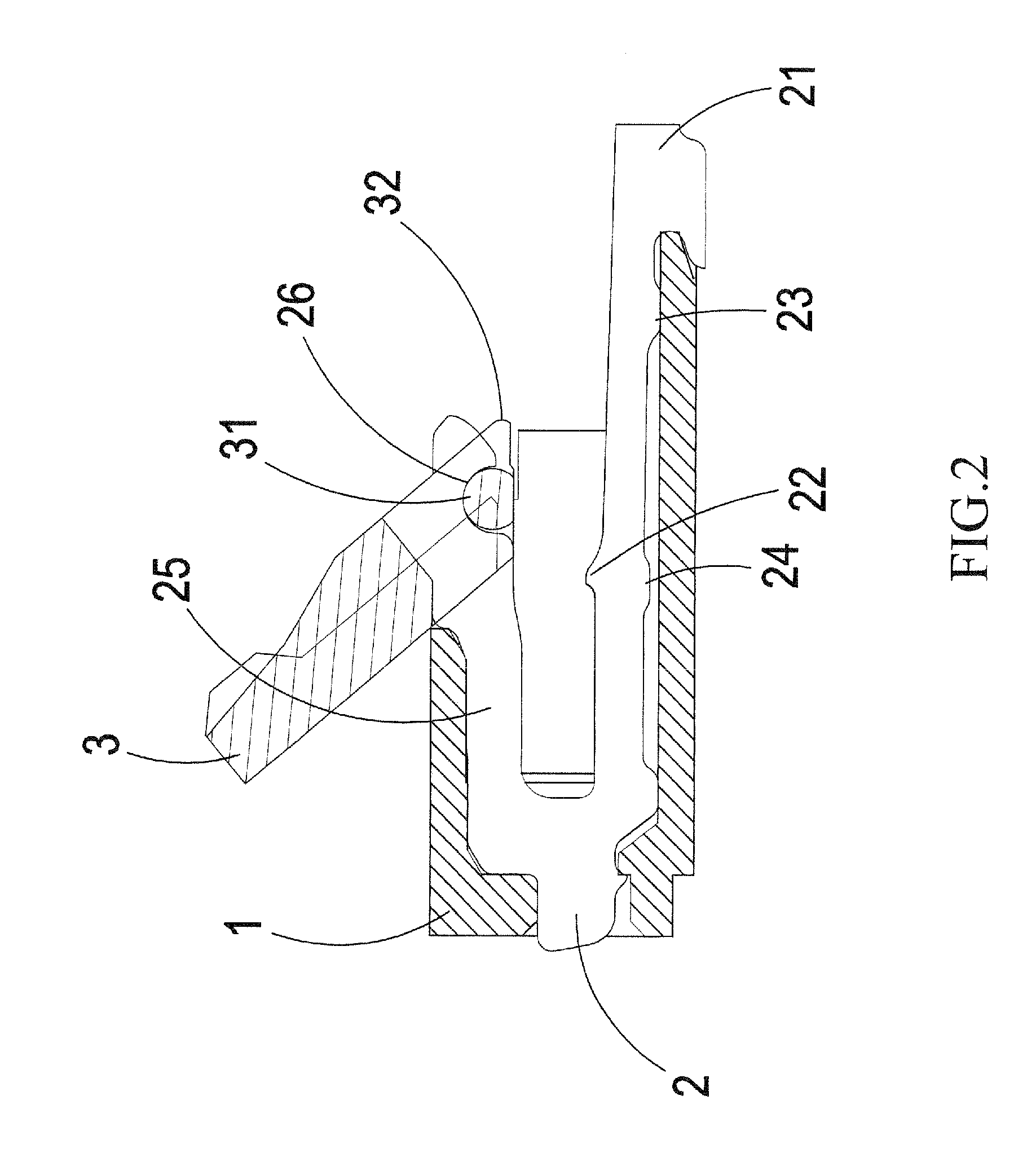 Structure of conductive terminal of electrical connector