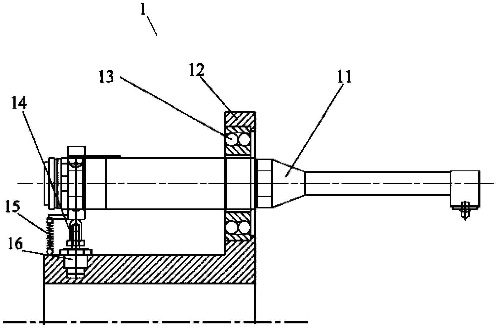 Drilling device used for processing automobile components