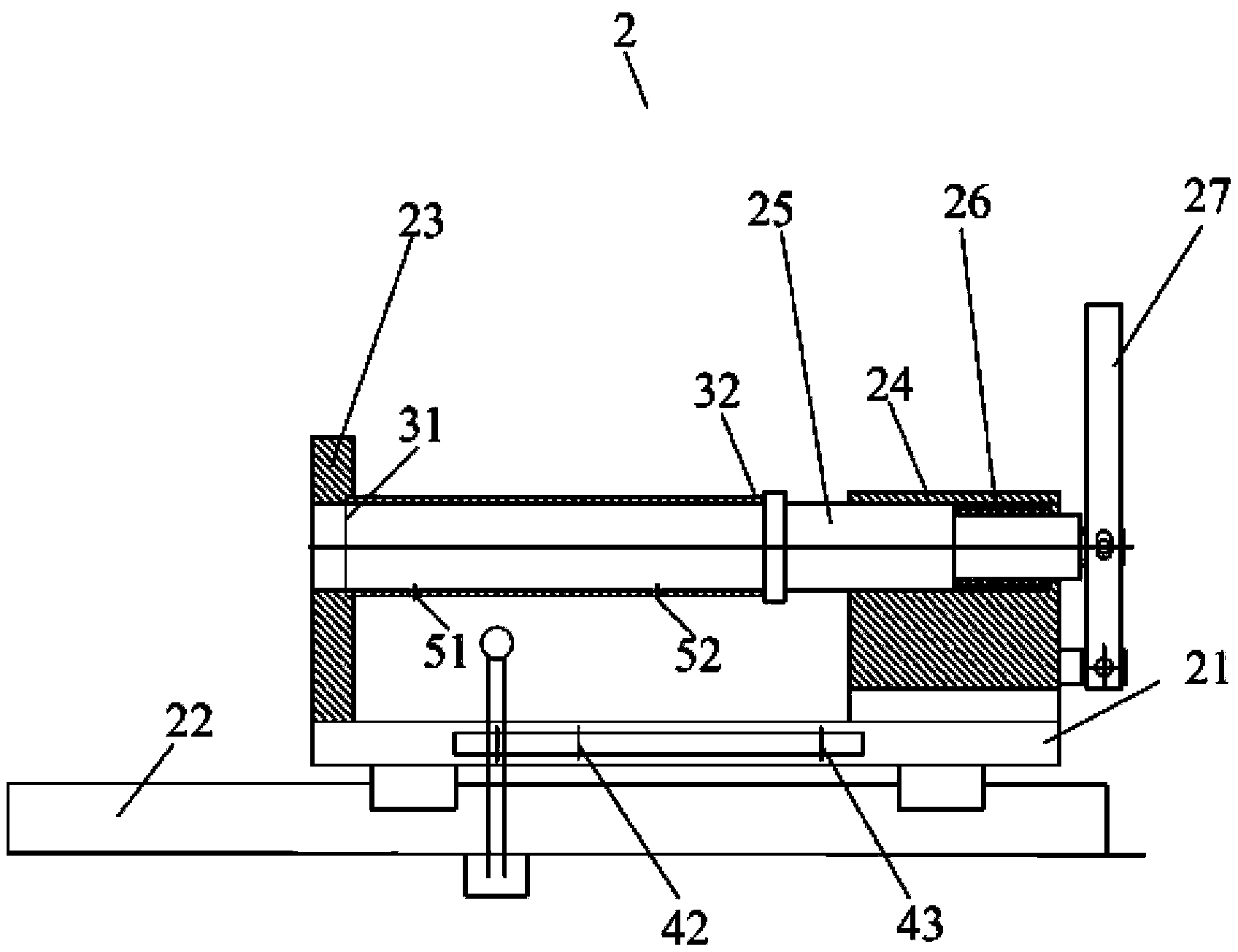 Drilling device used for processing automobile components