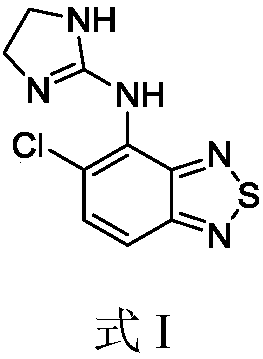 Tizanidine nitrate crystal form A, and preparation method and applications thereof