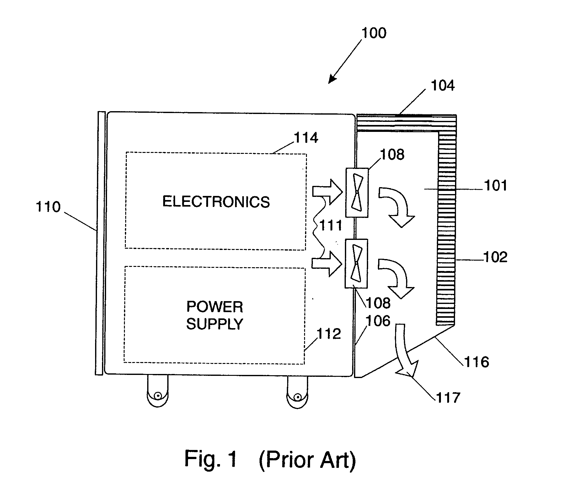 Method and apparatus for acoustic noise reduction in a computer system having a vented cover
