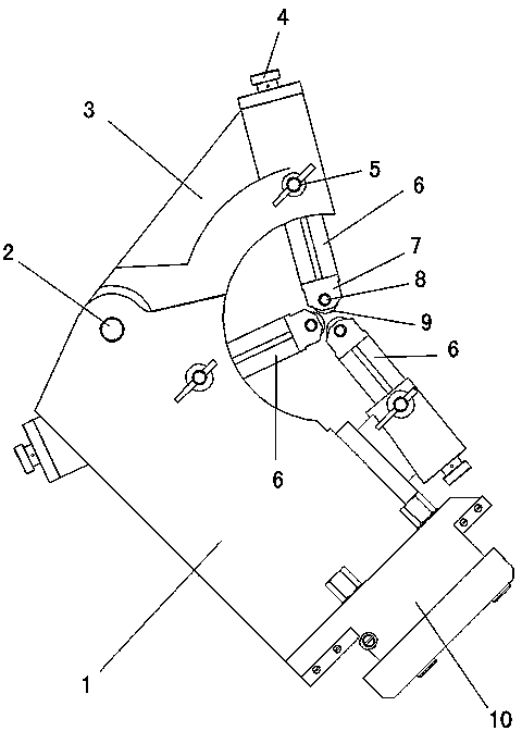 Respectively adjustable center frame mechanism