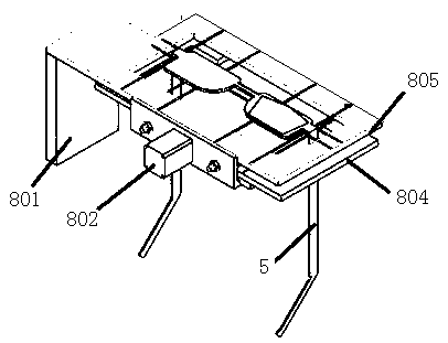 An automatic detection device for glasses parameters