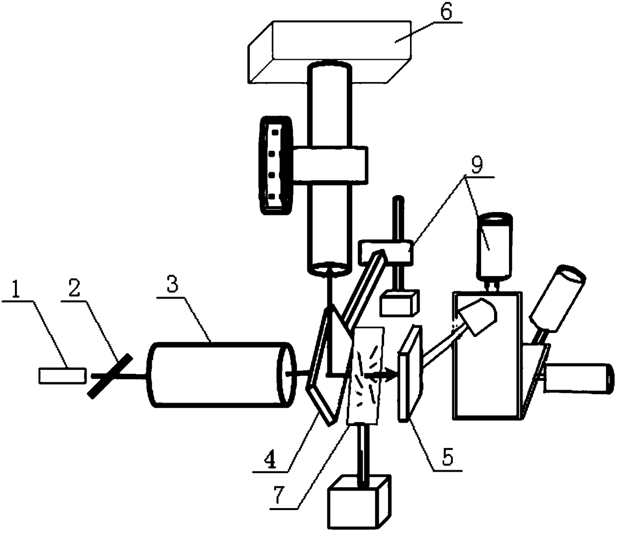 A device and method for synchronous electrical control and material transient absorption spectrum measurement