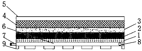Sound-absorbing elastic PVC floor and manufacturing method thereof